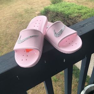 Custom Nike Crystal Slides